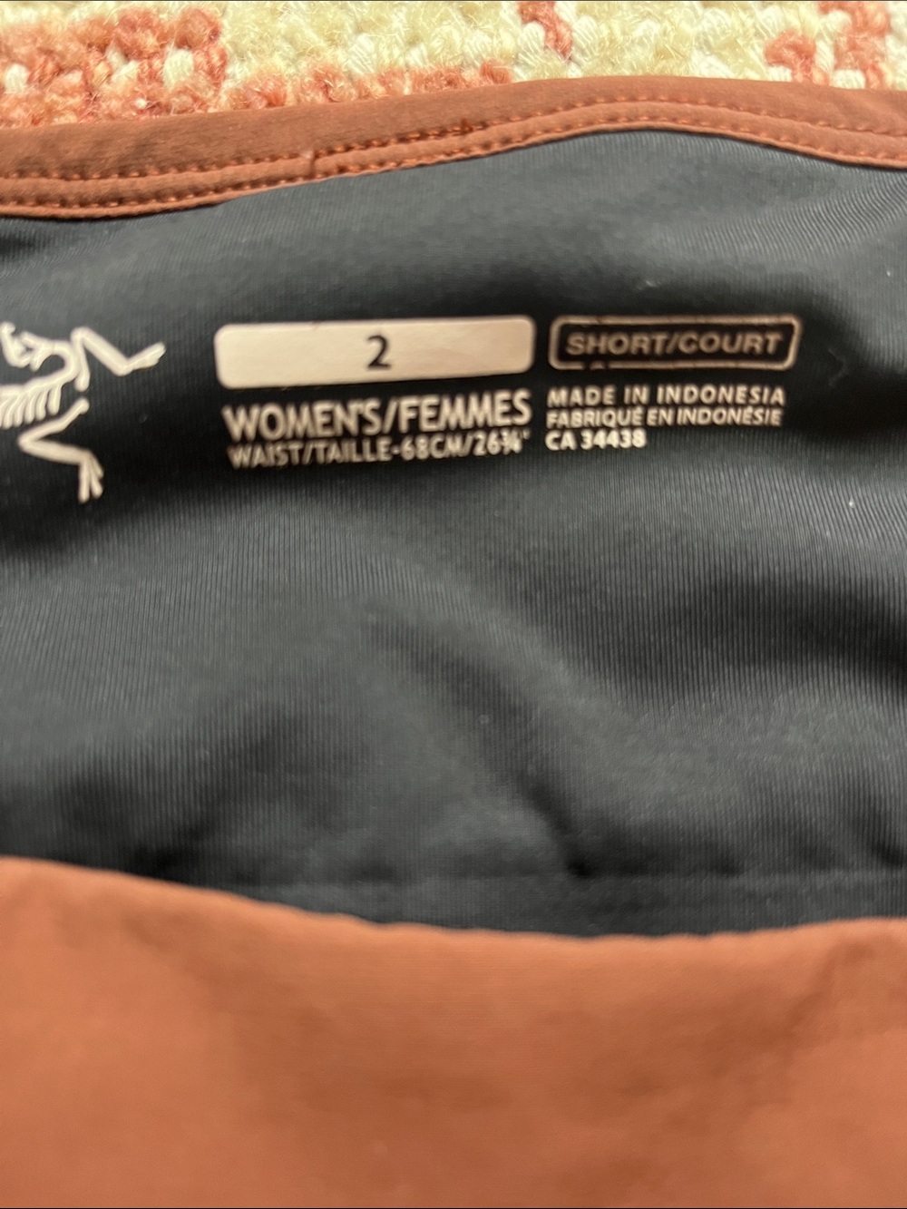 Arc’teryx Sabria Hiking Pants Women’s Size 2 Brown Stretch Performance Outdoor - Picture 7 of 8